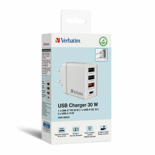Зарядно за стена Verbatim CHR-30EU2 30 W