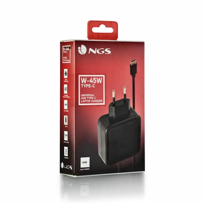Зарядно за лаптоп NGS 45W Auto USB-C 45 W