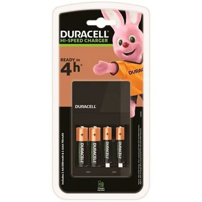 Зарядно + зареждащи се батерии DURACELL (3 броя)