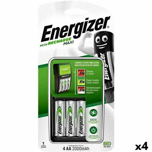 Зарядно + зареждащи се батерии Energizer (4 броя)