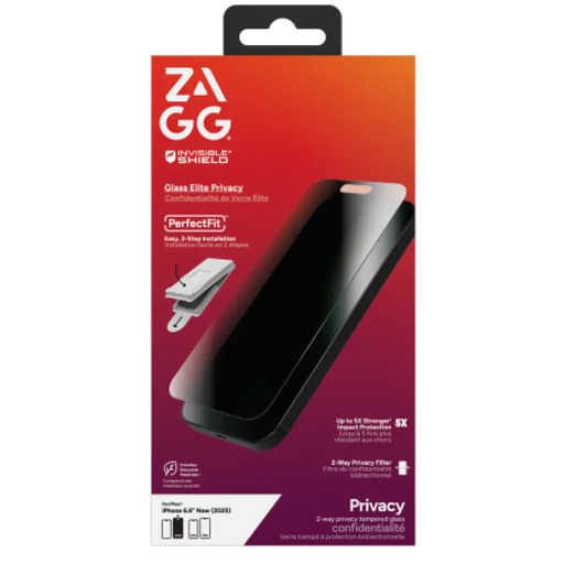 Защитено стъкло ZAGG Invisibleshield Elite за iPhone Air