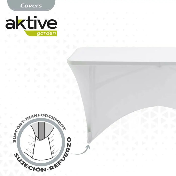 Защитен калъф Aktive Бял 122 x 76 x 61 cm Маса Аксесоари