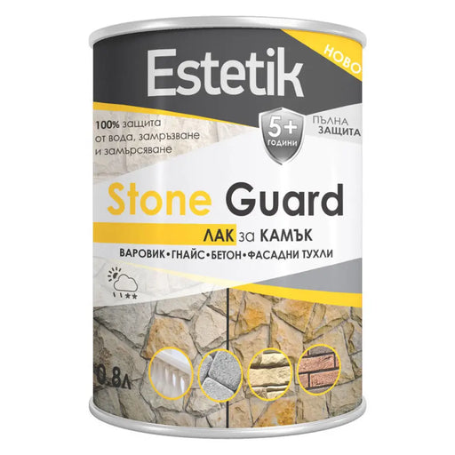 ЗАЩИТЕН ЛАК ЗА КАМЪК STONЕ GUARD 5 + ESTETIK 0.8 L BOCHEMIT