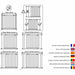 Защитна бариера WEBABY MOBI Бял 73-80 cm