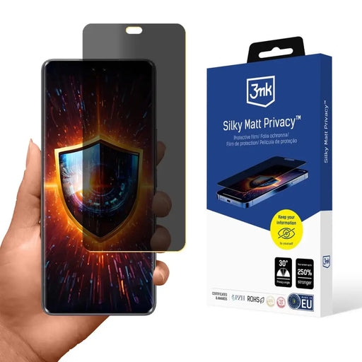 Защитно фолио 3mk Silky Matt Privacy за Honor 200 Pro