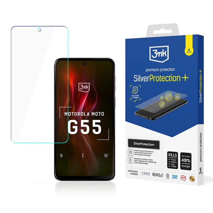 Защитно фолио 3mk SilverProtection + за Motorola Moto G55 5G