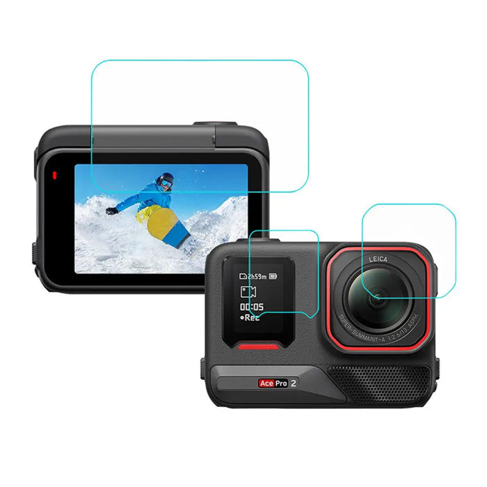 Защитно фолио Puluz 3 в 1 за Insta 360 Ace Pro 2