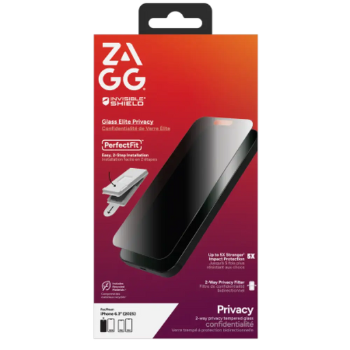 Защитено стъкло ZAGG Invisibleshield Glass Elite за iPhone