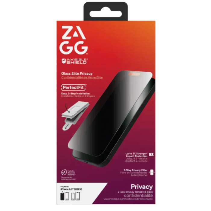 Защитено стъкло ZAGG Invisibleshield Glass Elite за iPhone