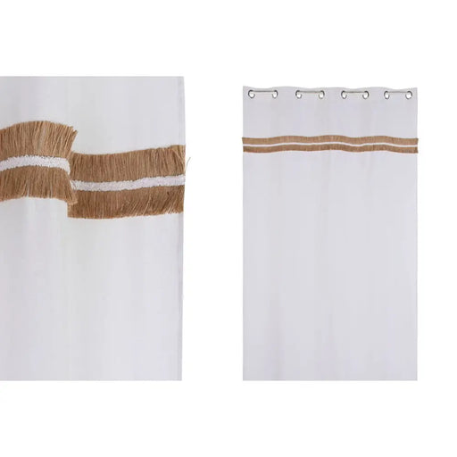 Завеса Home ESPRIT Бял Естествен 140 x 260 x 260 cm