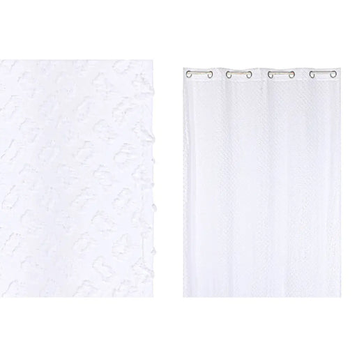 Завеса Home ESPRIT Бял 140 x 260 x 260 cm Бродерия