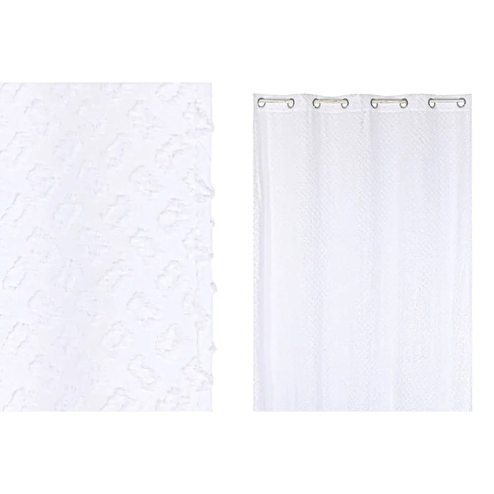Завеса Home ESPRIT Бял 140 x 260 x 260 cm Бродерия