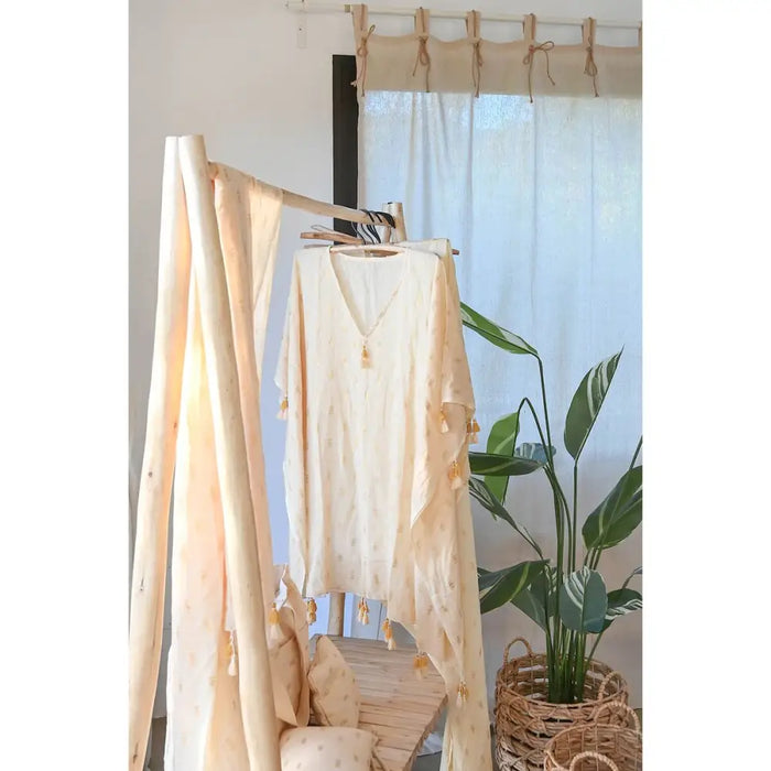 Завеса Home ESPRIT Естествен 140 x 260 x 260 cm