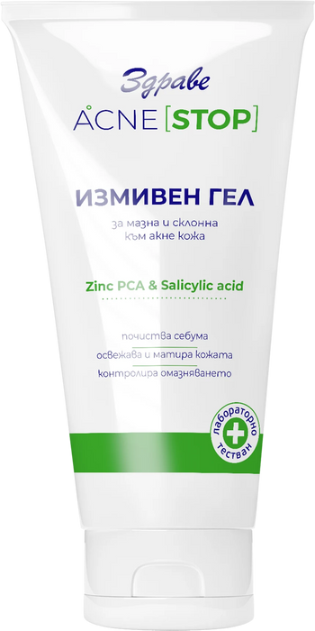 Измивен гел за лице Акне Стоп, 150 ml