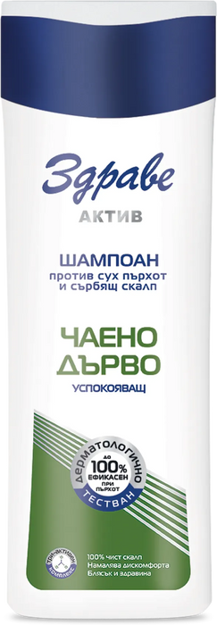Шампоан против сух пърхот с чаено дърво, 200 ml