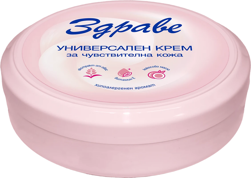 Универсален крем за чувствителна кожа, 145 ml