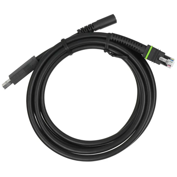 Zebra LI3678-SR Ръчен баркод четец 1D Черен Зелен