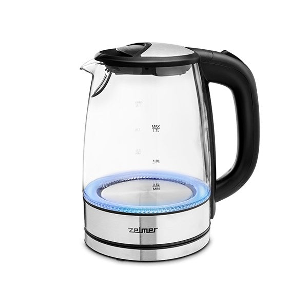 Електрическа кана Zelmer ZCK8024 1.7 л 2200 W Черен, Прозрачен