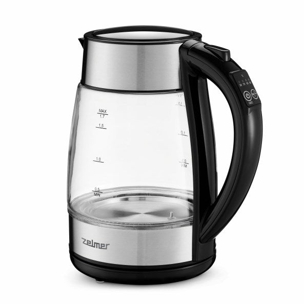 Електрическа кана Zelmer ZCK8026 1.7 L 2200 W Черен, Прозрачен