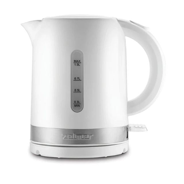 Електрическа кана Zelmer ZCK7018 1 литър 1500W, бяла