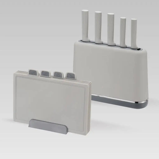 Zestaw noży i desek na podstawce MR-1412-GREY MAESTRO