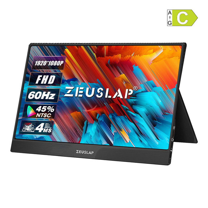 Преносим монитор ZEUSLAP Z15ST с 15,6-инчов сензорен екран
