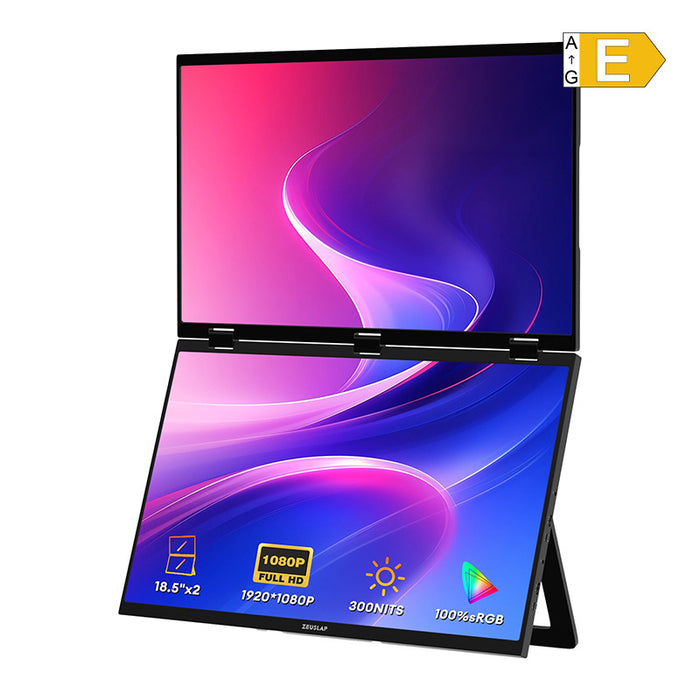 ZEUSLAP Z18W Двоен 18-инчов преносим монитор