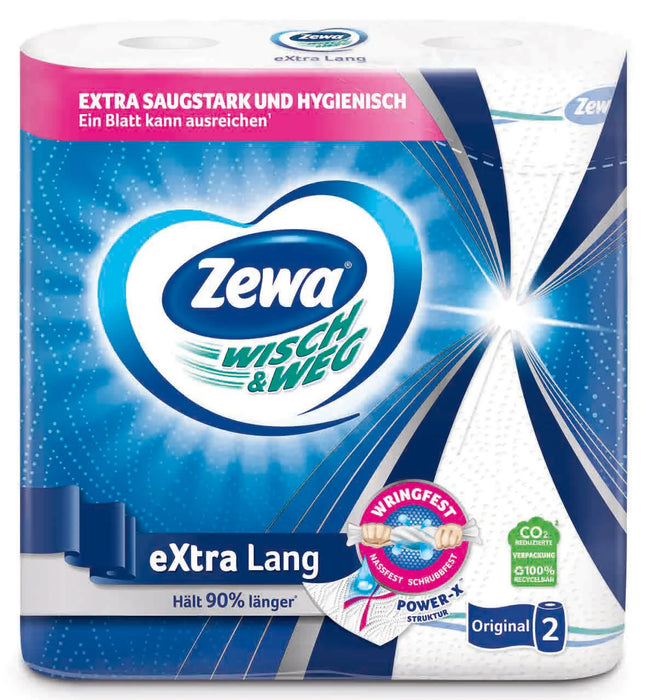 Кухненска ролка Wisch&Weg Original, 86 къса, 2 бр
