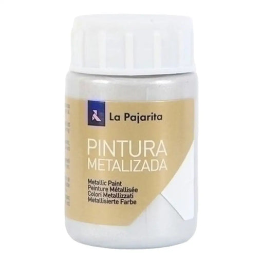 Живопис La Pajarita Сребрист 35 ml (6 броя)