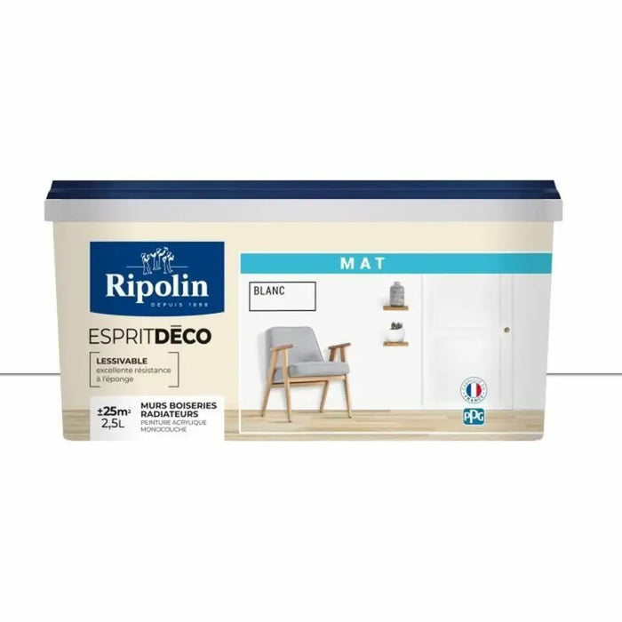 Живопис Ripolin Бял 2,5 L