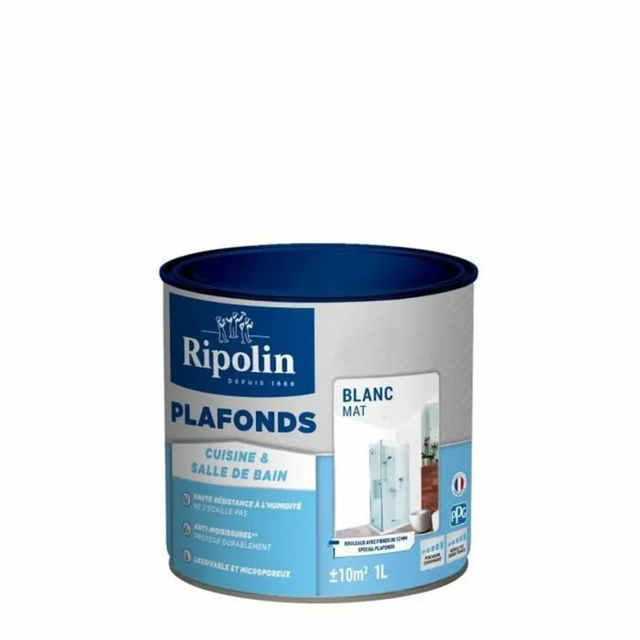 Живопис Ripolin Бял матов 750 ml 4 L 10 L