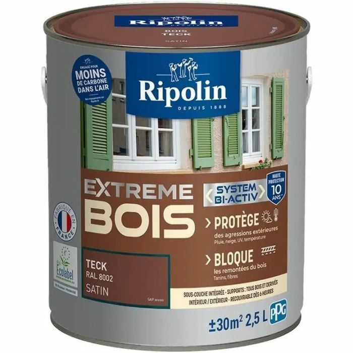 Живопис Ripolin Кафяв Сатиниран 2,5 L