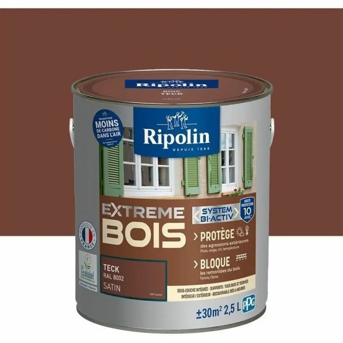 Живопис Ripolin Кафяв Сатиниран 2,5 L
