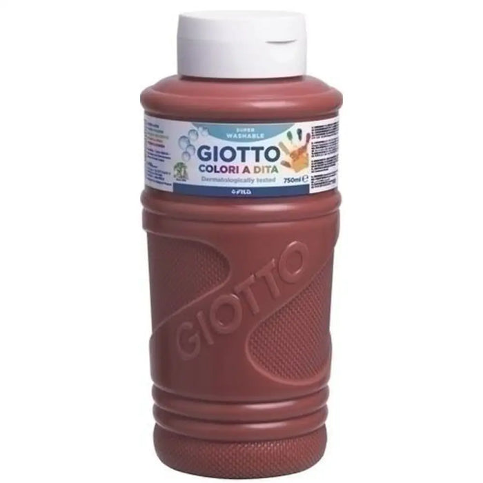 Живопис с Пръсти Giotto Кафяв 750 ml (6 броя)