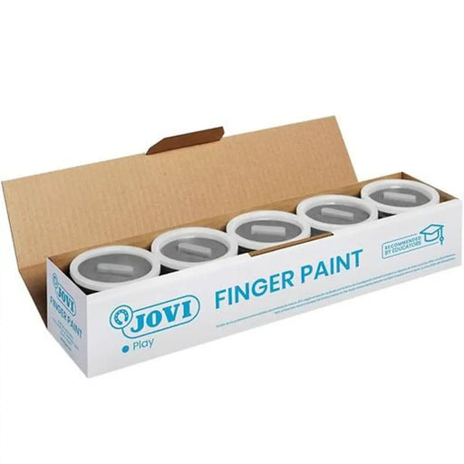 Живопис с Пръсти Jovi Живопис с Пръсти Черен 5 Части 125 ml