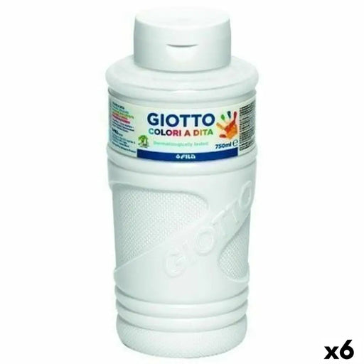 Живопис с Пръсти Giotto Бял 750 ml (6 броя)