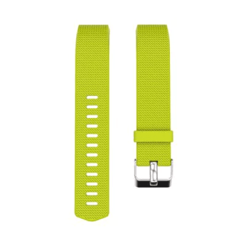 Жълтозелена силиконова каишка за Фитбит/Fitbit Charge 2
