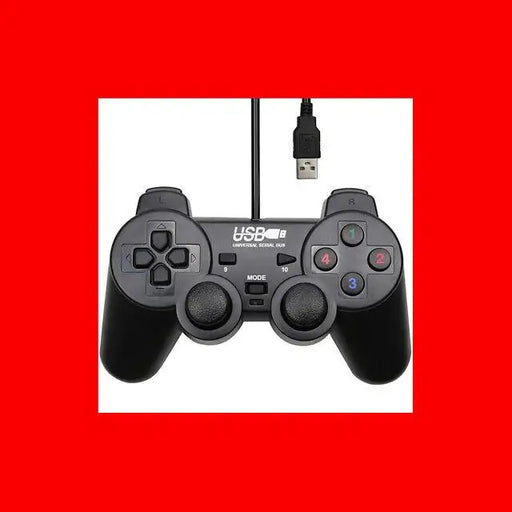 Жичен геймпад ESTILLO 703 Dual Vibration USB Черен