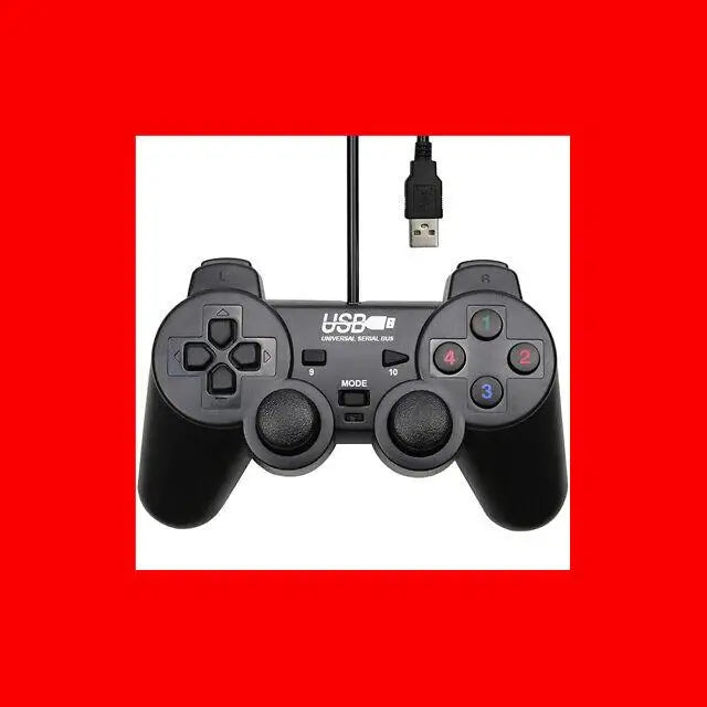 Жичен геймпад ESTILLO 703 Dual Vibration USB Черен