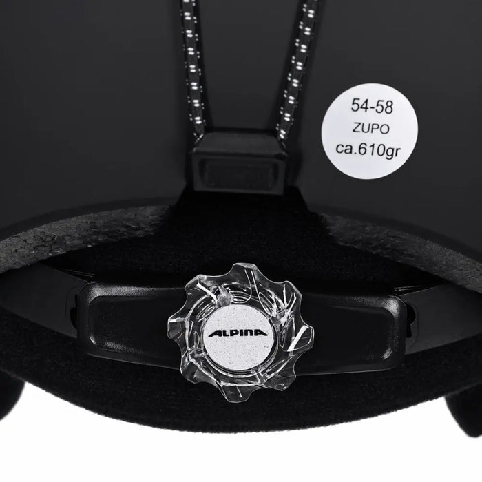 ЗИМНА КАСКА ALPINA ZUPO ЧЕРНА МАТОВА 54-58