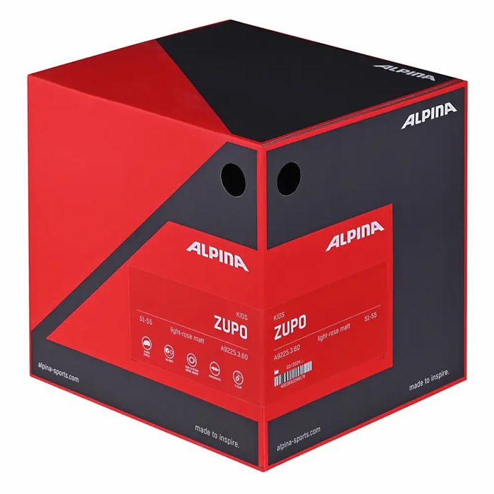 ЗИМНА КАСКА ALPINA ZUPO (СВЕТЛО-РОЗОВА МАТОВА 51-55 НОВА