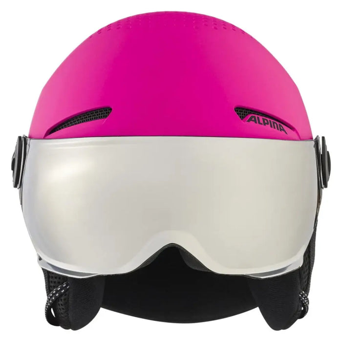 Зимна каска Alpina Zupo Visor Q-Lite Pink Matt 51-55