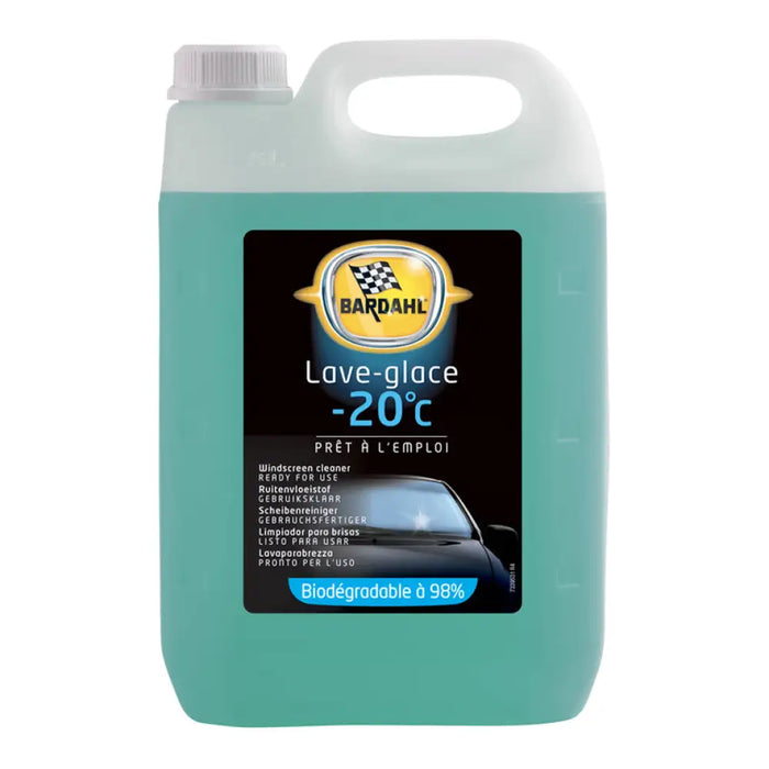 ЗИМНА ТЕЧНОСТ ЗА ЧИСТАЧКИ ГОТОВА -20C 5L BARDAHL BAR-5313