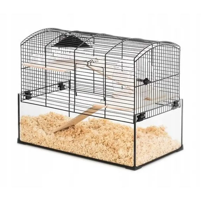 ZOLUX Cage Neo Panas Little със стъклена кювета черен