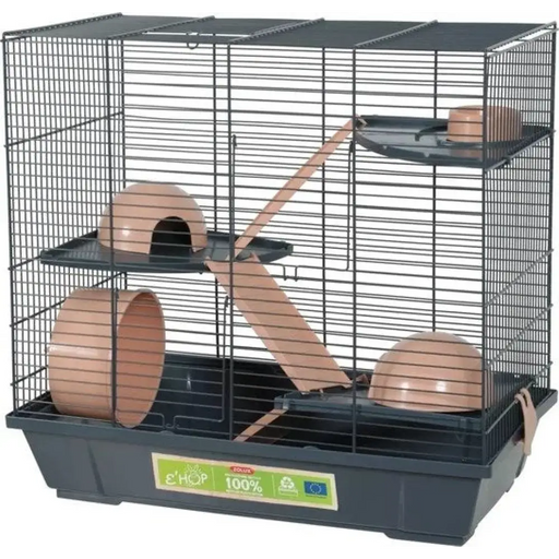 ZOLUX Клетка EHOP за хамстер тройна 50см - розова