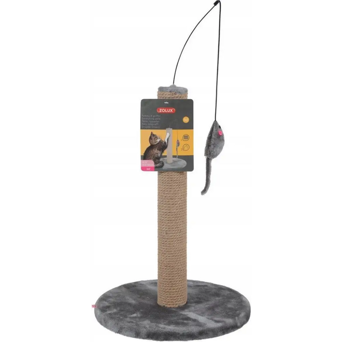 Zolux Котешка драскалка с играчка - сива