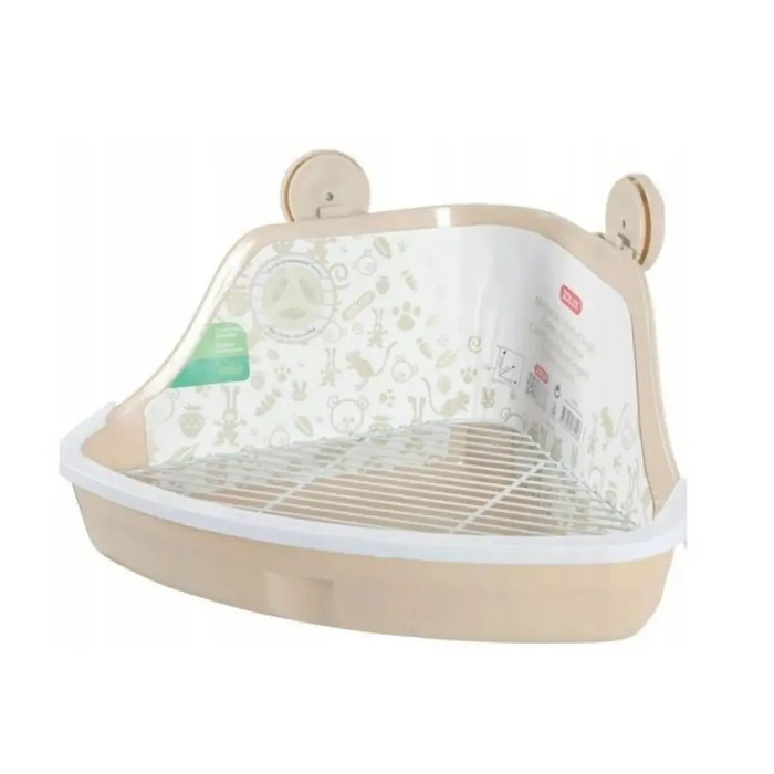 ZOLUX Малка ъглова тоалетна 320x250x150 мм бежова