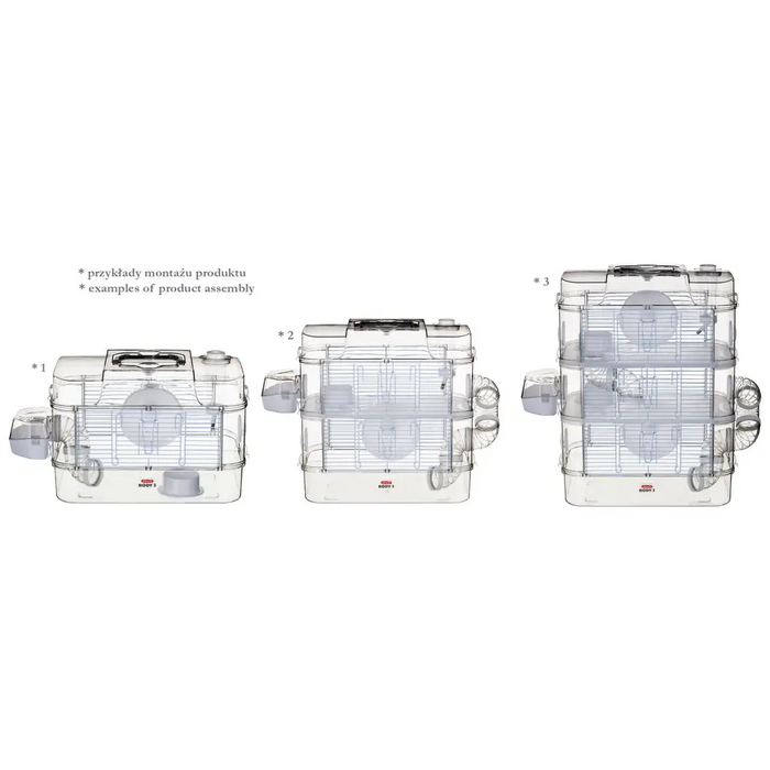 ZOLUX Rody3 Trio White - клетка за гризачи - 1 бр