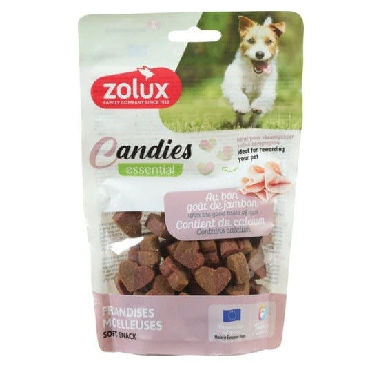 ZOLUX Candies Essential Mini шункови сърца - лакомство за кучета - 150 г