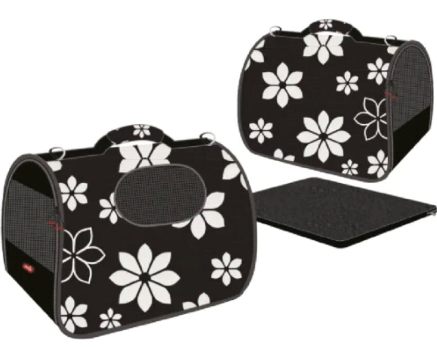 ZOLUX Nomad Flower L – чанта за носене на домашни любимци за кучета и котки – 50.5×25×33 см